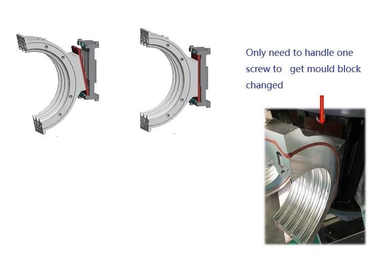 Unloading Device for Double-Wall Corrugated Pipe