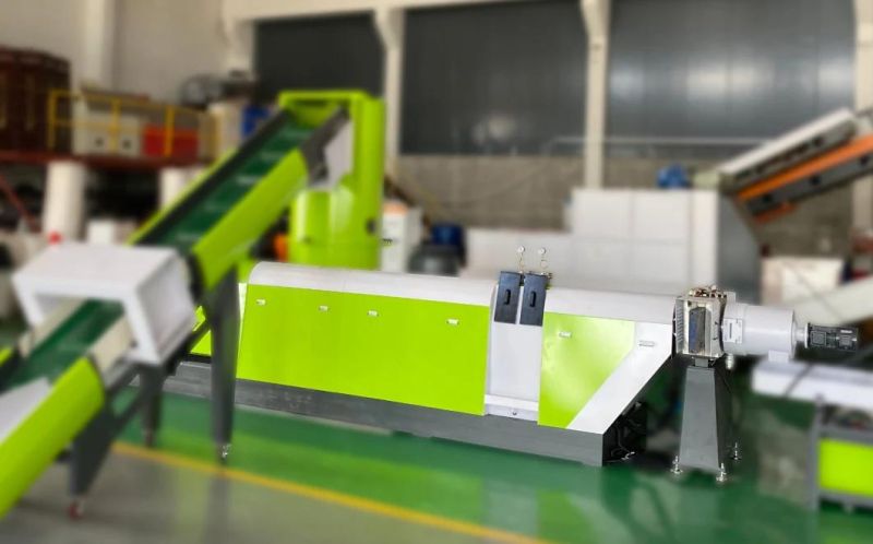 Factory PE PP HDPE LDPE Waste Film Pelletizer Pelletizing Line Granulator Machine Single Double Stage