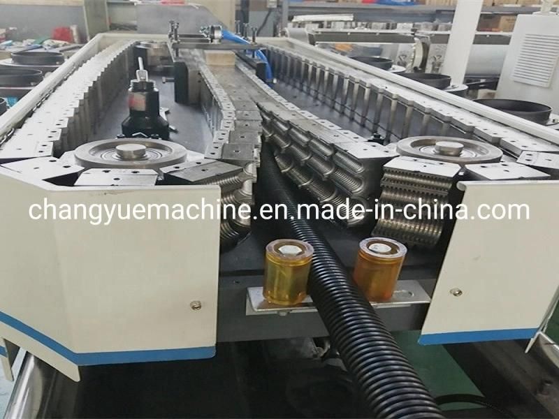 PP PE PA PVC Single Wall Corrugated Pipe Production Line / SWC Pipe Making Machine