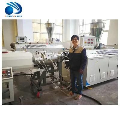 Plastic PVC Pipe Extruder Drainage Water Supply Pipe Making Machine
