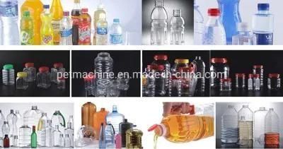 Semi Automatic 300ml Plastic Pet Water Oil Juice Bottle Making Blow Moulding Pet Blowing ...