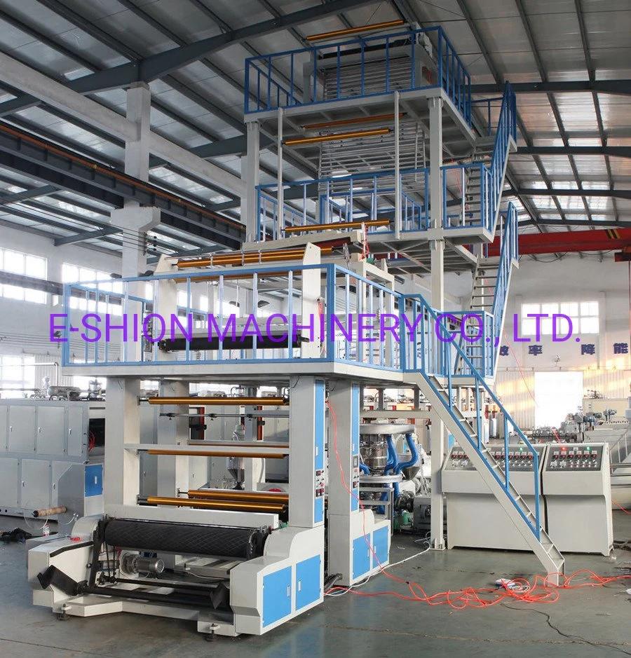 ABC 3 Layer Film Blowing Machine Plastic Film Extruder Machine