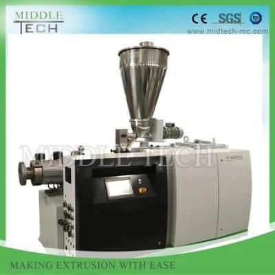 Plastic PVC/UPVC Sjz51/105, Sjz65/132, Sjz80/156, Sjz92/188 Conical Twin Screw Extruder ...