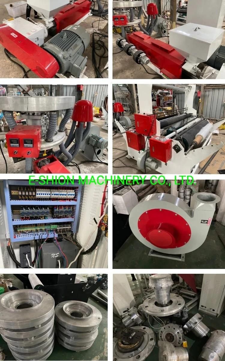 LDPE HDPE Rotary Die Head Film Blow Machine (double alloy screw)