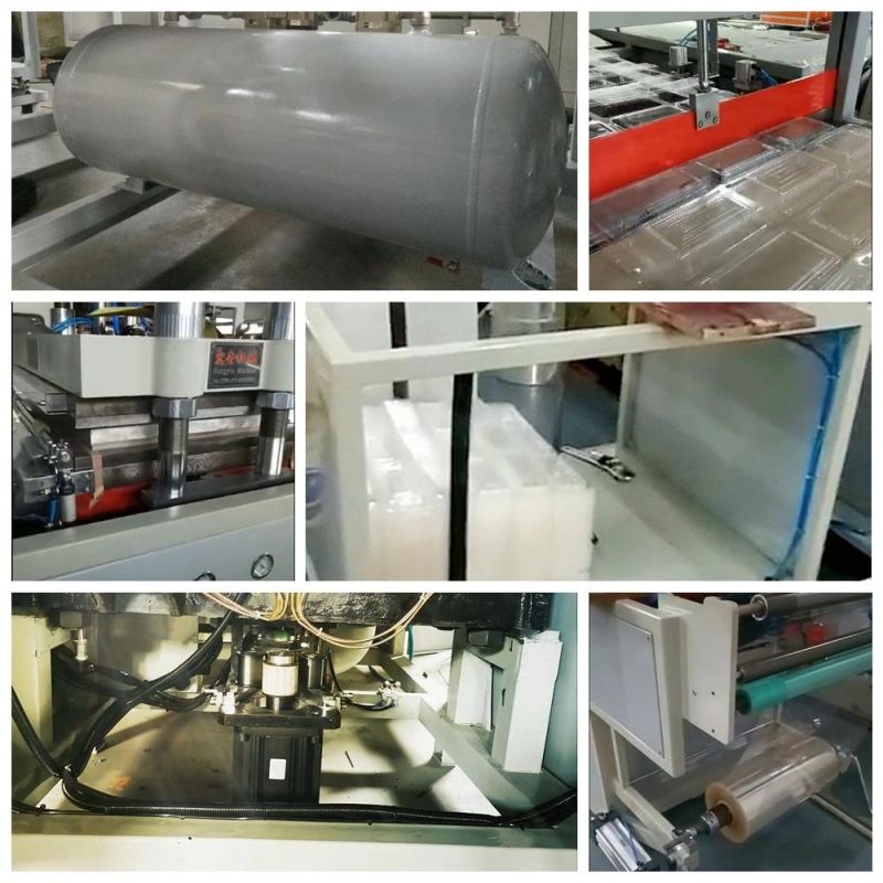 High Yield Easy Operation Lid Plastic Thermoforming Machine for PS/PVC/Pet