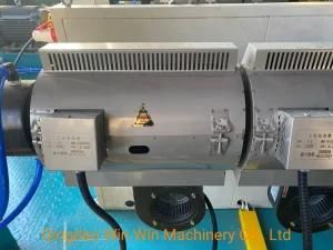 300kgh PVC 450mm Double Pipe Double Screw Extruder Extrusion Line