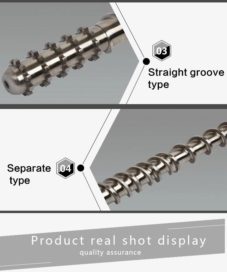 Screw and Barrel for Plastic Film Blowing Machines