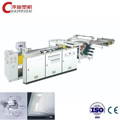PC Hollow Sheet Roofing Sunshine Panel Extrusion/Production Line Extruder Extrusion ...