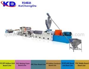 China PVC Plate/Sheet/Board Extruding Production Line with SGS Certified (SJSZ)