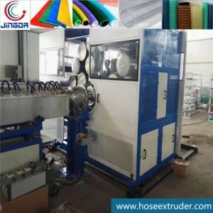 LLDPE EVA Layflat Irrigation Tube Extrusion Line Machine Production Equipment Online Yarn ...