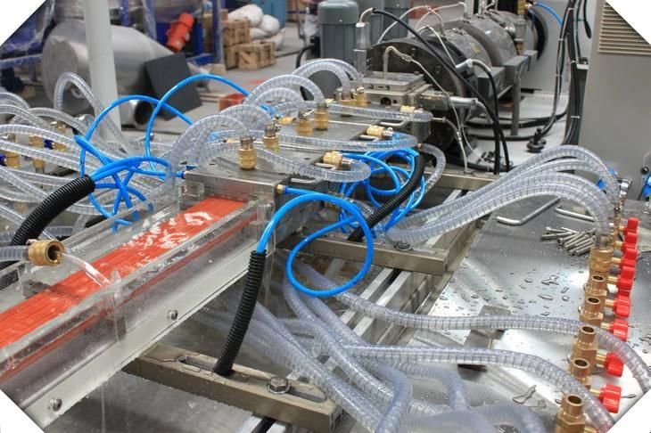 PVC WPC Windows and Door Profiles Extrusion Production Line