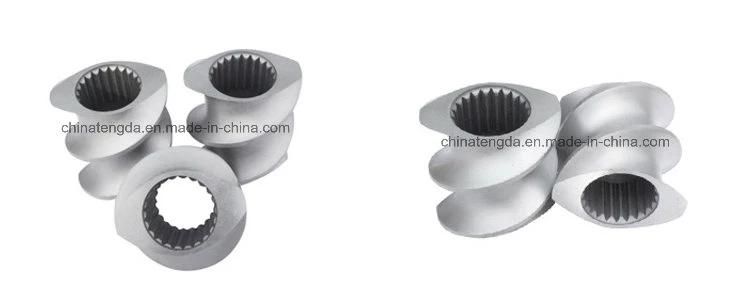 Screw Segments and Barrel for Parallel Twin Screw Extruder Machine