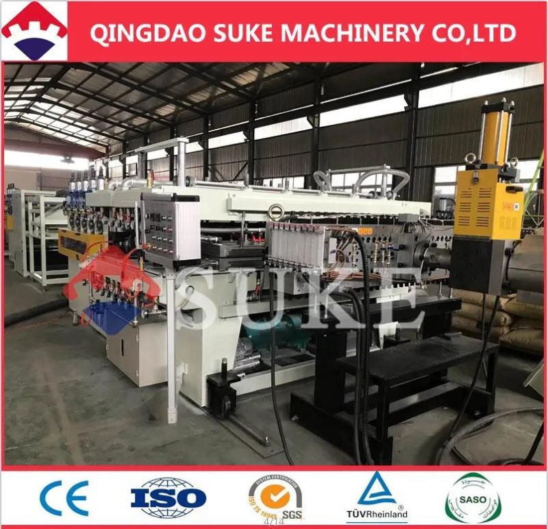 PC/PP Hollow Grid Sheet/Profile Extrusion Machine Production Line