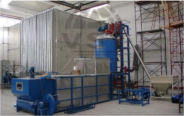 Auto Batch Thermo Vacuum Forming Machine, EPS Pre-Expander Machine, Pre-Expanded EPS Beads