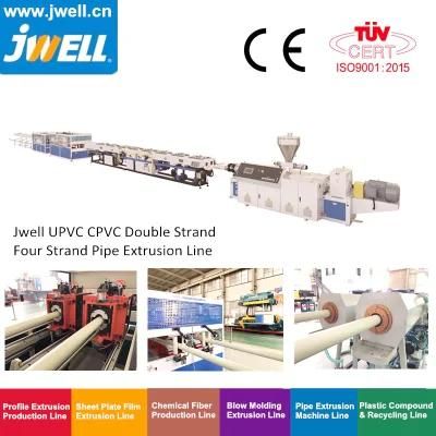 High Output Automatic PVC Conical Double Screw Extruder Machine