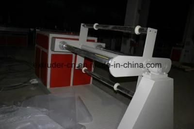 PP PE Thin Sheet Extrusion Line / Double Position Winder / 0.2-2.0mm / T-Die Head