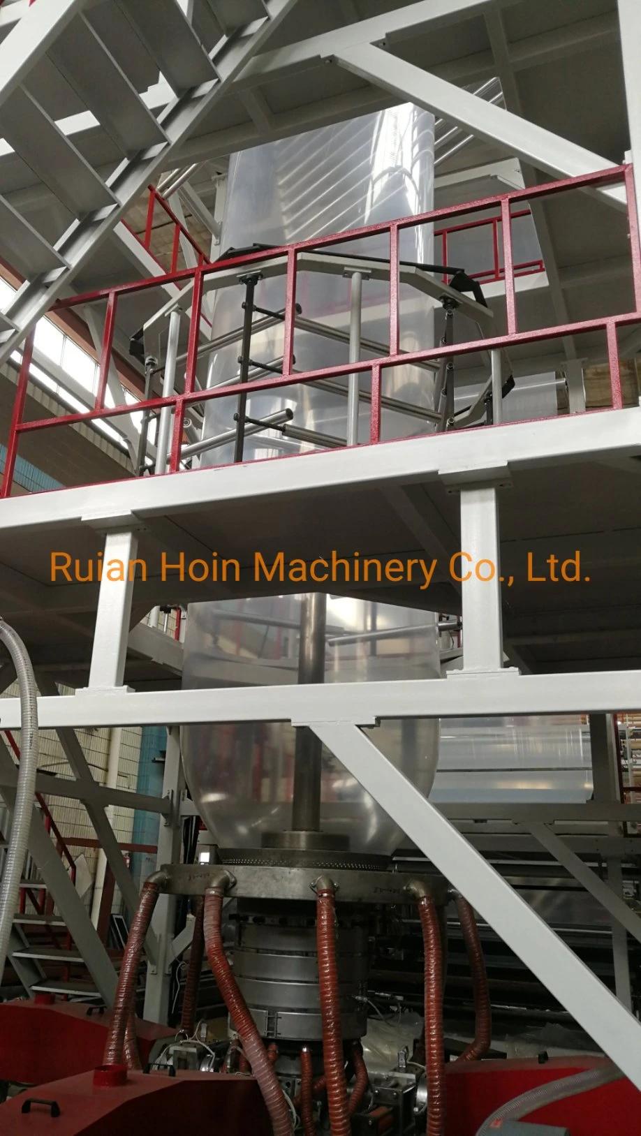 Three-to-Seven Layer Co-Extrusion Traction Film Blowing Machine