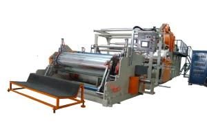 Fully atomatic high speed 3 layer or 5 layer co-extrusion stretch/clin film machine group