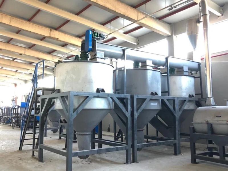 500kg/hr Waste PET Plastic Bottle Crushing Recycling Drying Production Line