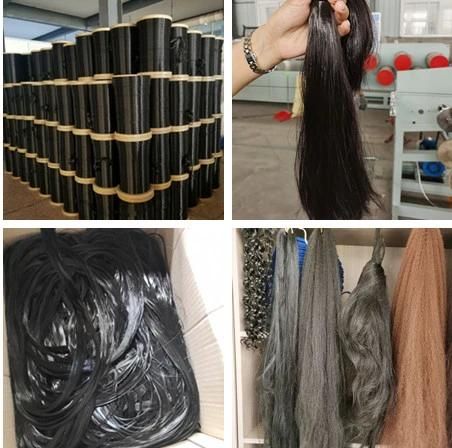 Pet/PBT/PP Synthetic Hair Filament Fiber Extruding Machine for Fake Faux False Eyelashes Hair Raw Material/Make up Brush/Artist Brush Bristles