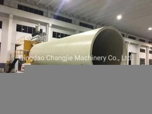 HDPE Large Diameter Hollow Wall Winding Pipe Production Line/Winding Pipe Extrusion ...