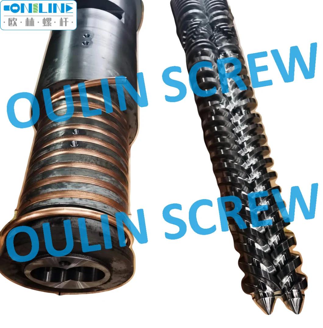 Gpm Plas Twin Conical Screw and Barrel for UPVC Window Profile Frames, Profile Extrusion