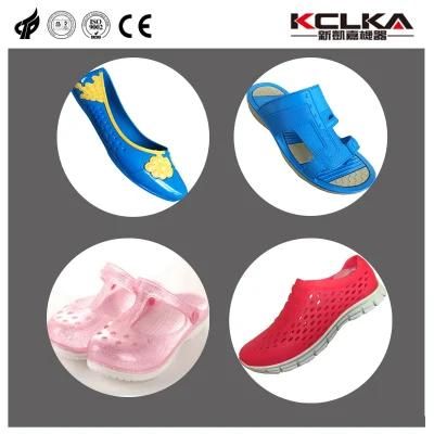 Brand New Kclka Full Automatic PVC Double Color Slipper Air-Blowing Injection Molding ...