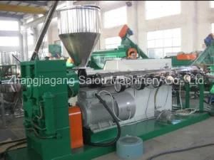 PE PP Double Stage Standed Pelletizing Line