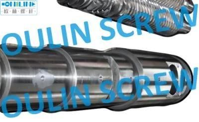 Liansu 55/120 Twin Conical Screw and Barrel for PVC Pipe, Sheet, Profile, Granulation