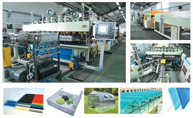 UPVC HDPE Corrugated Roofing Sheet Extrusion Making Machine Line