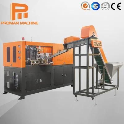 Semi-Auto 4 Cavities Pet Bottle Blowing Molding Machine