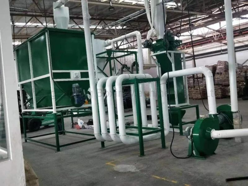 PP Woven Sack Recycling Machine with Squeezer at Capacity 1000kg/H Washing Drying System