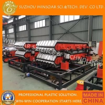 Plastic Composite Trapezoidal Roof Tile Making Machine/ PVC Trapezoidal Roof Plate Making ...