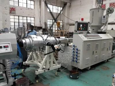 HDPE Water Pipe Production Single Screw Extruder