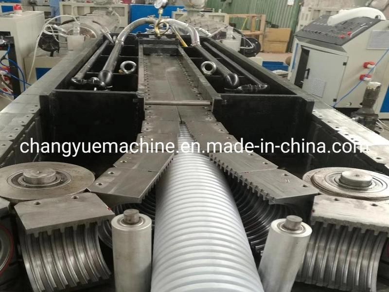 High Standards PVC Single Wall Corrugated Pipe Extruder Machine