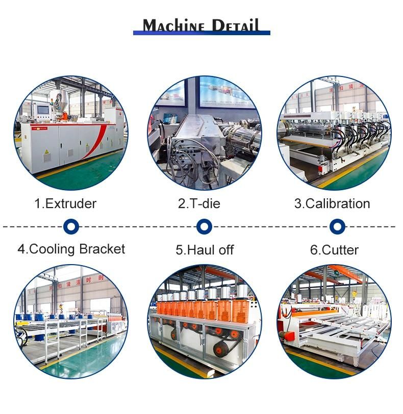 PVC Foam Board Machinery/ WPC Foamed Sheet Extrusion Line / Plastic Extruder Machine