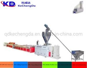 Plasitc PVC WPC Wide Window Door Frame Profile Extruder|Extrusion Making Machine ...