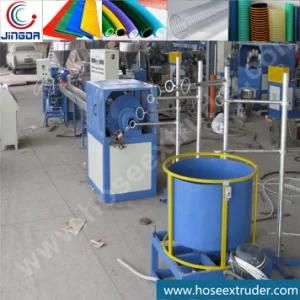 with Haul-off and Winder PVC Spiral Reinforced Hose Extrusion Line