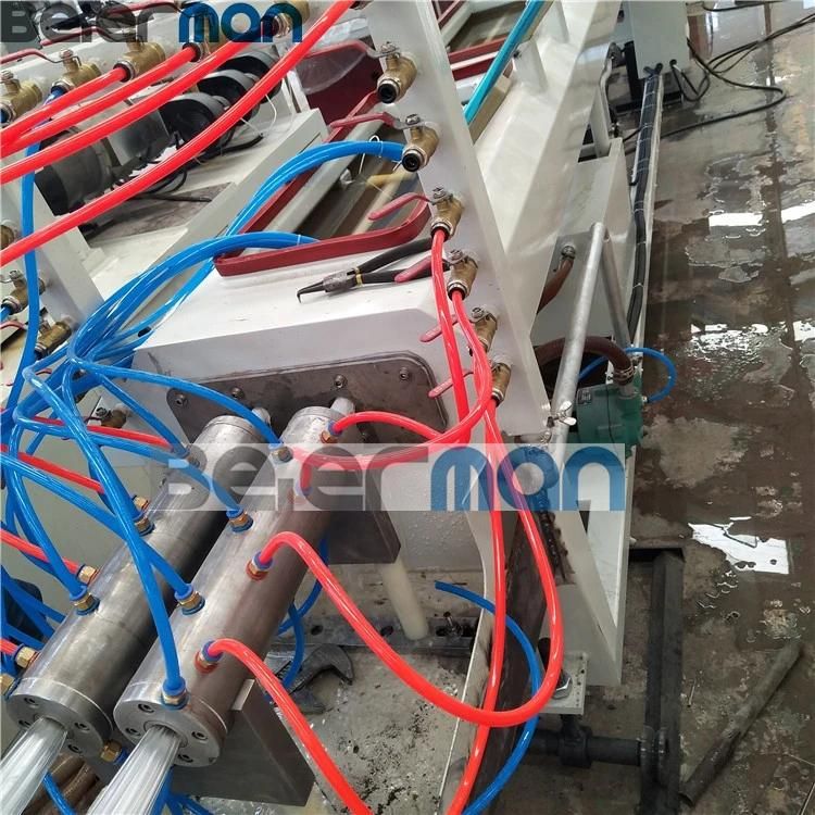 Beierman 25mm Special Design 2 Cavity PE PP Recycled Water Filter Profile Tube Extrusion Production Line ABB Frequency Inverter