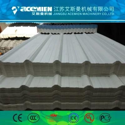 Plastic PVC+ASA Corrugated Roofing Tile Making Machine