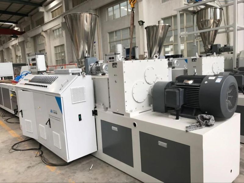 Automatic Plastic Single Screw HDPE Pipe Extrusion Line