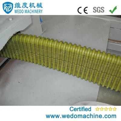 PP PE Corrugated Flat Pipe Pipe Making Machine