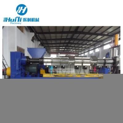 Gantry Type PP PE PVC Pet ABS Recycle Plastic Granulator Cooling and Hot Cutting ...