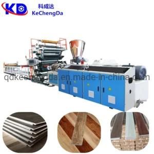 China Spc PVC WPC Plastic Flooring Tile Sheet Planks Board Production Extrusion Line ...