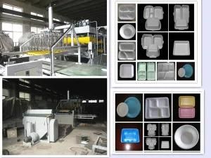 Automatic Disposable Plates Making Machine with Robot Arm