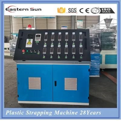 Flat Plastic Steel Pet Sheet PP Strap Belt Making Extrusion Machine Lines