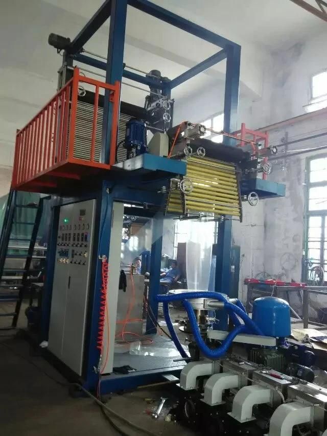 600mm PVC Film Blowing Machine with Sj55mm Screw