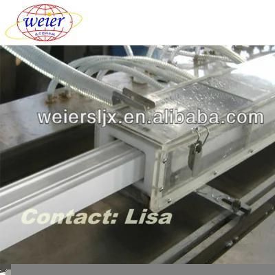 White Plastic Insulating PVC Window Door Window Frame Profile Production Machine