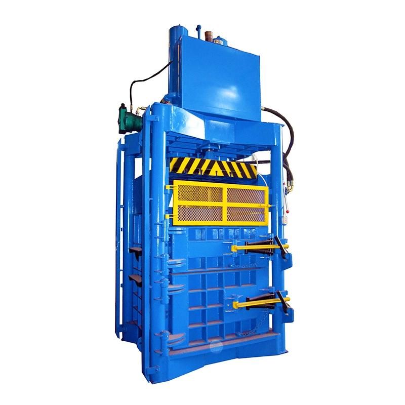 Vertical Hydraulic Waste Paper Plastic Metal Scrap Baling Machine Baler