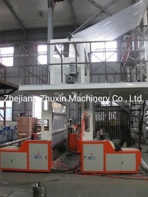 Three Layer Film Blown Machine with Rotary Die Head &Double Winder Automatic Roller ...